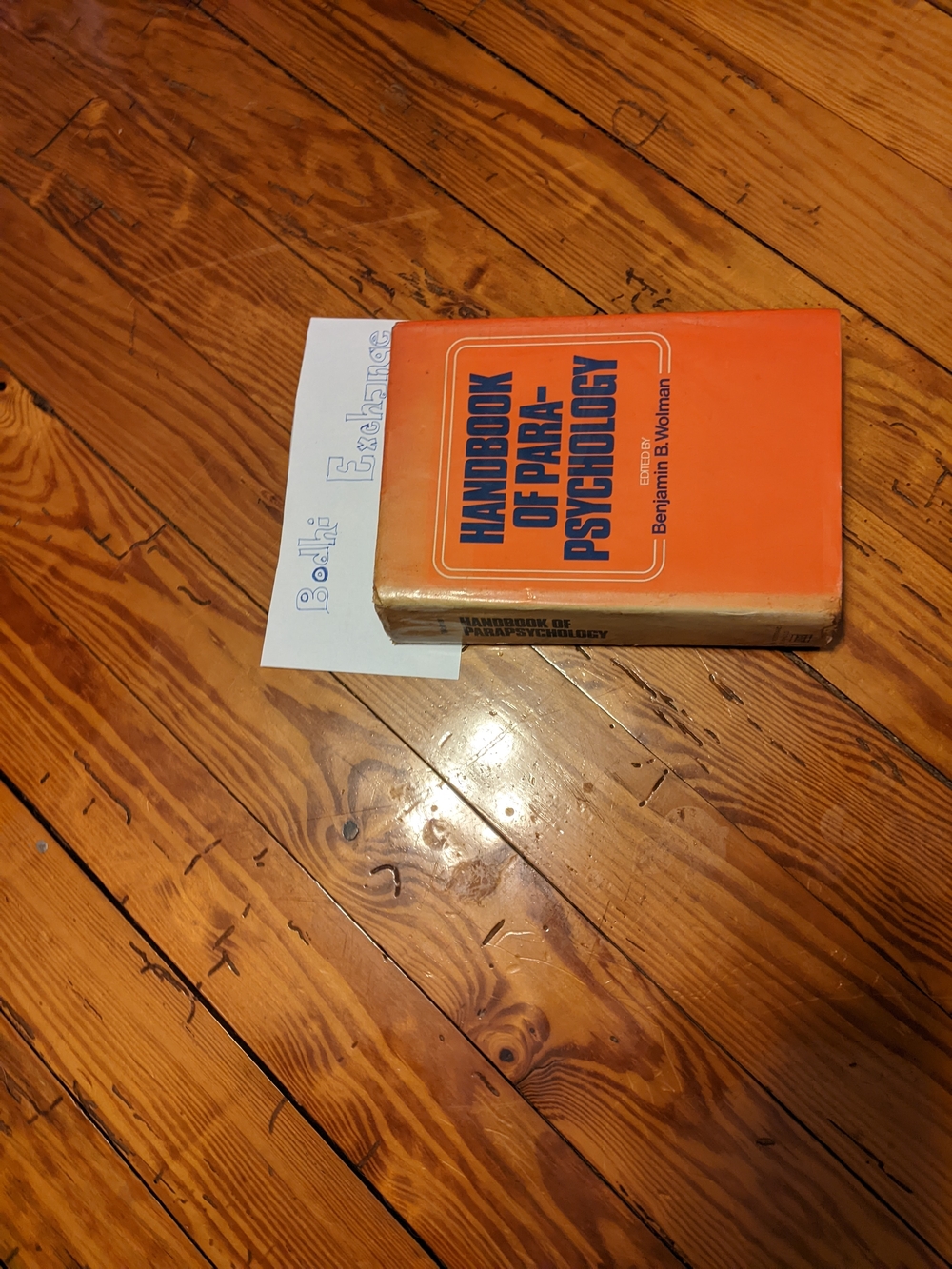 Handbook of Parapsychology Orange Hardcover Book
